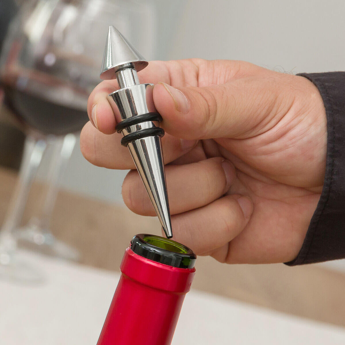 InnovaGoods Wine Bottle Case 5 Pieces