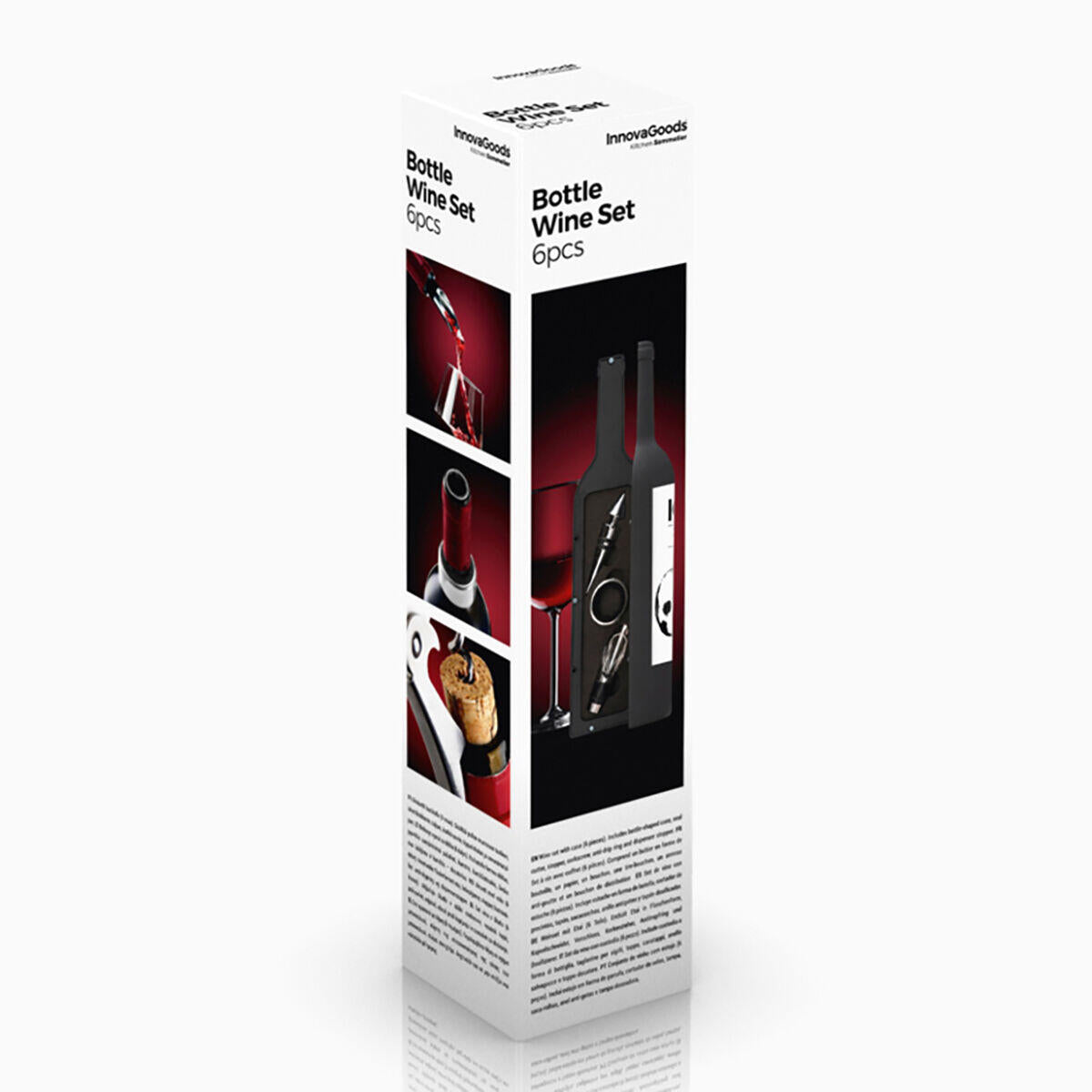 InnovaGoods Wine Bottle Case 5 Pieces