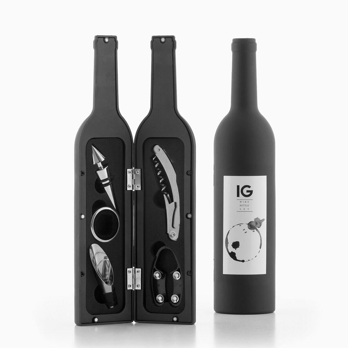 InnovaGoods Wine Bottle Case 5 Pieces