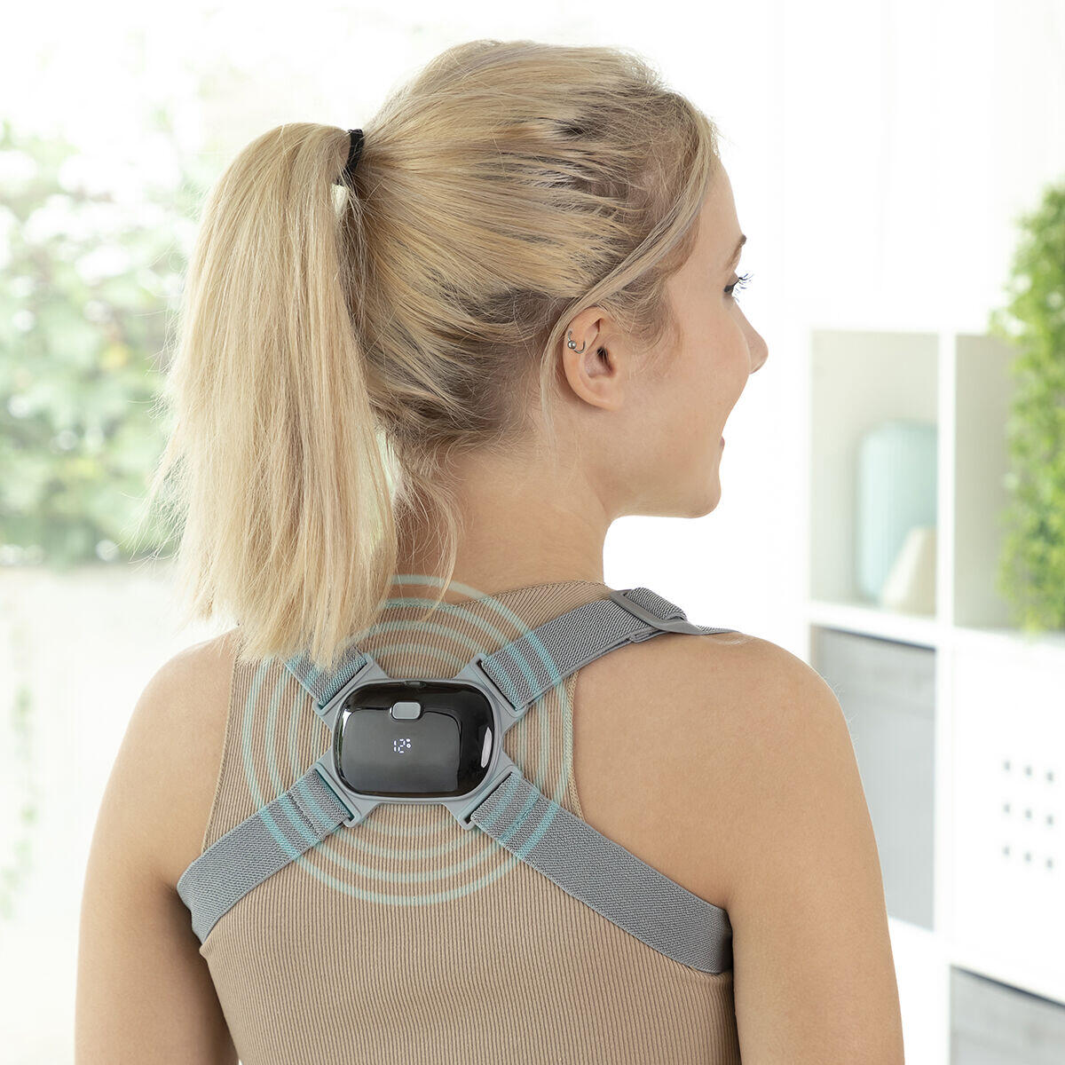 Entrenador de Postura Inteligente Recargable con Vibración Viback InnovaGoods